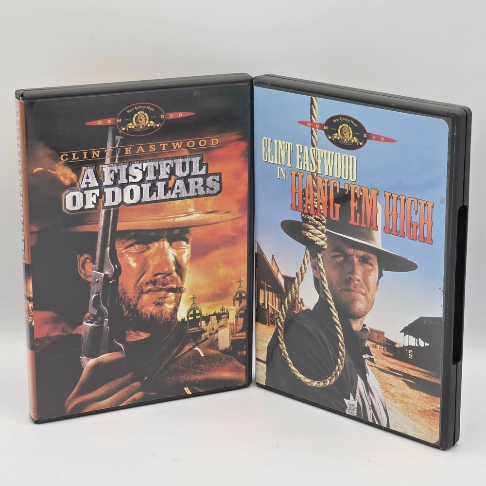 Lot of Two Clint Eastwood Movies: A Fistful of Dollars 1964 & Hang 'em High 1968